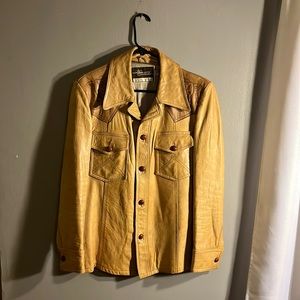 Vintage Sears Leather Shop Western Jacket